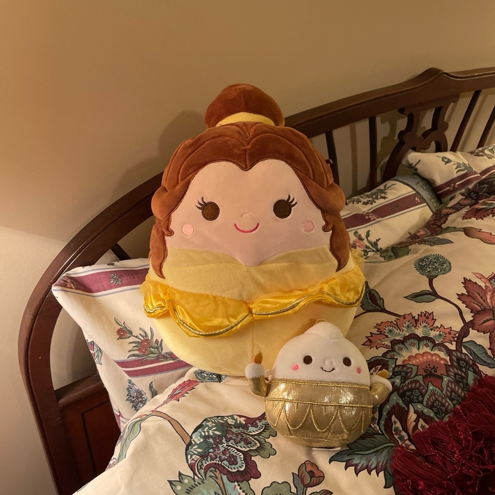 belle and lumiere squishmallows beauty and the beast